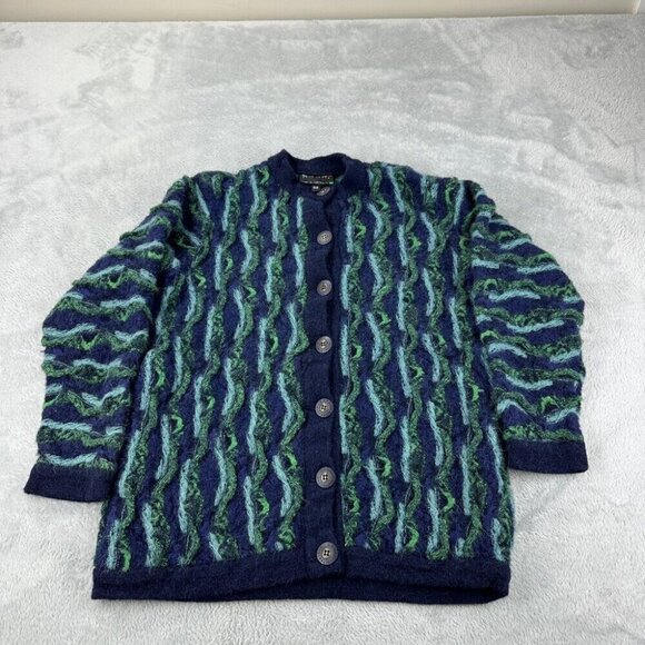 Vintage Coogi Australia Button Up  Alpaca Sweater Women's Size S - Picture 4 of 15